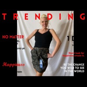 Camo Skirt Brand New